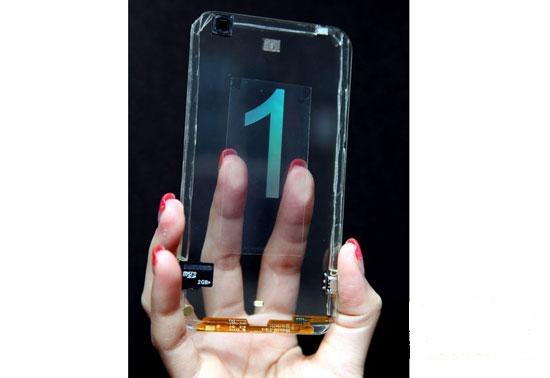 宝岛台湾发布首款全透明手机预计年底上市