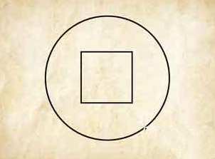 疯狂猜成语正方形里面有个圆圈是什么成语