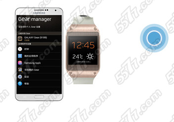 三星galaxy gear通过nfc连接手机方法_5577我