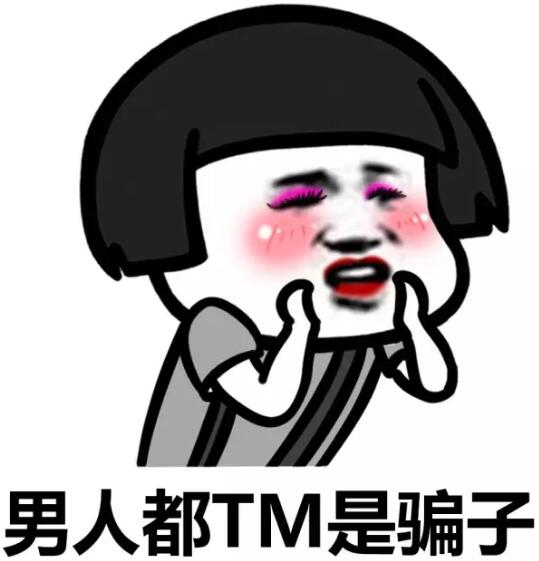 女人都是骗子表情包