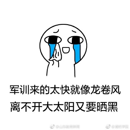 2017军训表情图片表情哉走青柳大全包尊暴图片