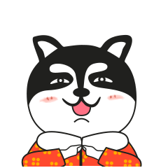 二哈拜年表情包下载-二哈微信拜年动态表情包下载