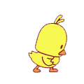 抖音七彩小黄鸭跳舞gif表情包