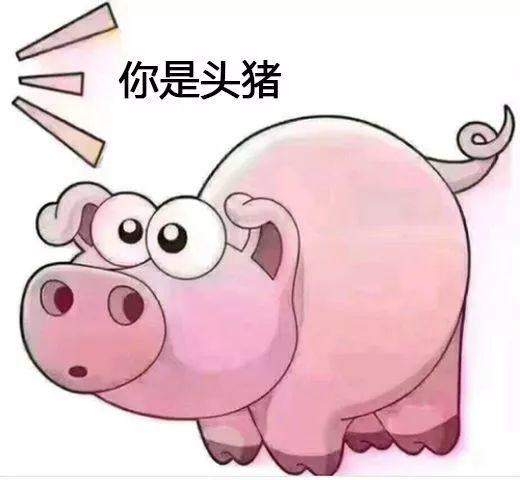 这是最近在抖音上突然曝火的七彩猪表情系列,配合聊天使用非常的好玩