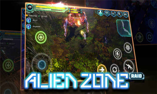 alien zone raid