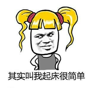其实叫我起床很简单表情包