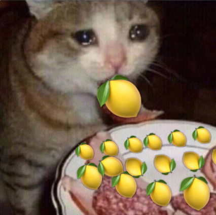 我酸了柠檬精表情图片