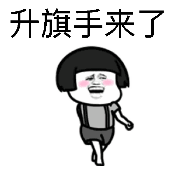 抖音升国旗敬礼表情包下载|微信升旗敬礼表情图片动态