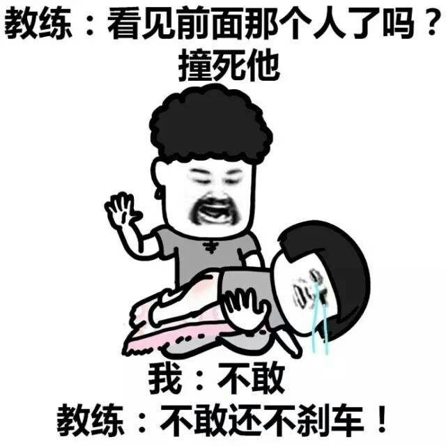 蘑菇头考驾照系列表情包