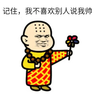 小和尚装逼系列表情包