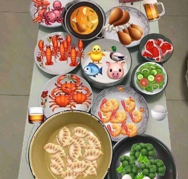 朋友圈秀厨艺表情包图片